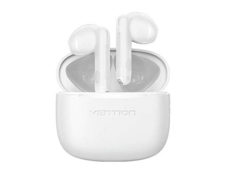 Vention Earphones Wireless with charging case + USB-A to USB-C Cable (White)