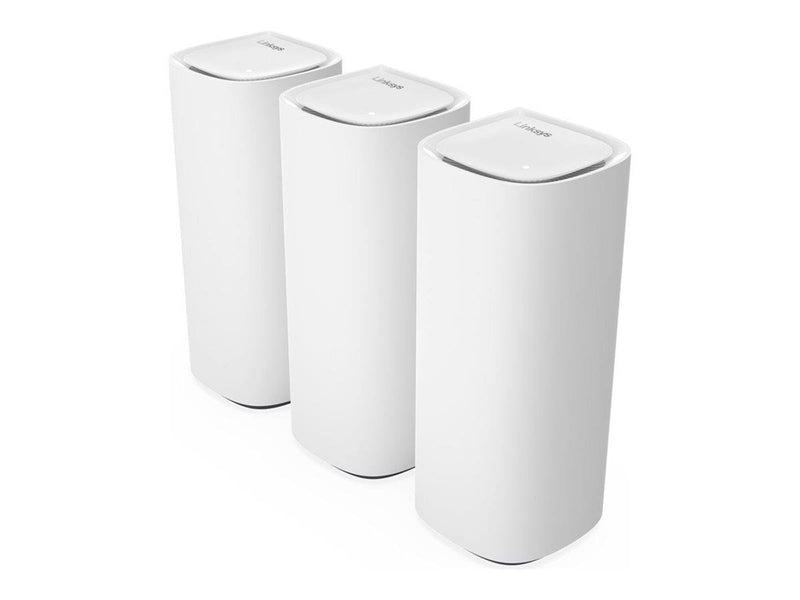Linksys Velop Pro 7 MBE7003 Tri-Band Mesh WiFi 7 Router (3-Pack) - 802.11a/b/g/n/ac/ax/be (Wi-Fi 7)