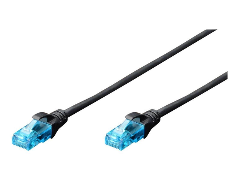 DIGITUS Professional patch cable - 2 m - black - Schwarz - 2 meter