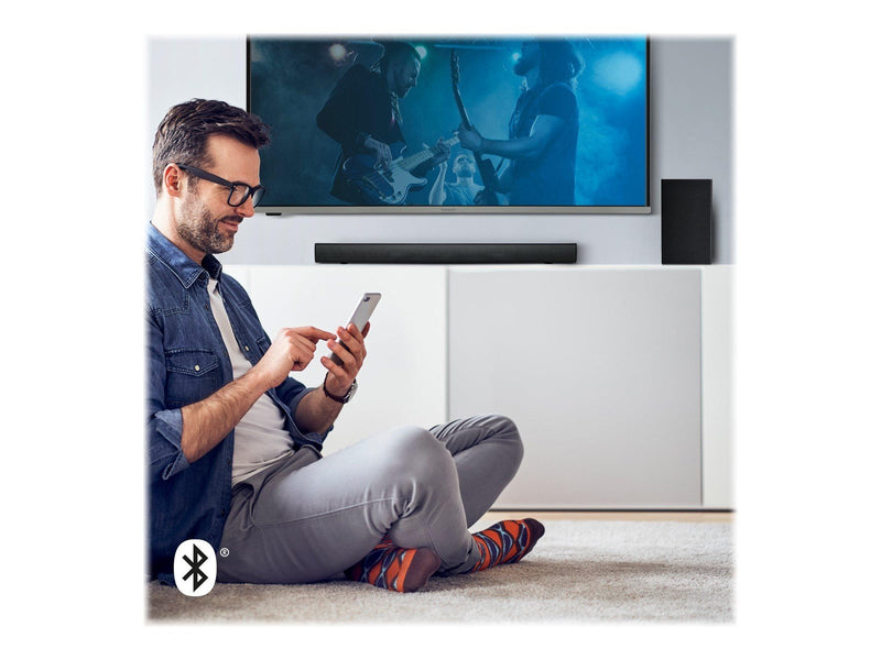 Panasonic SC-HTB150 - sound bar system - for home theatre - wireless