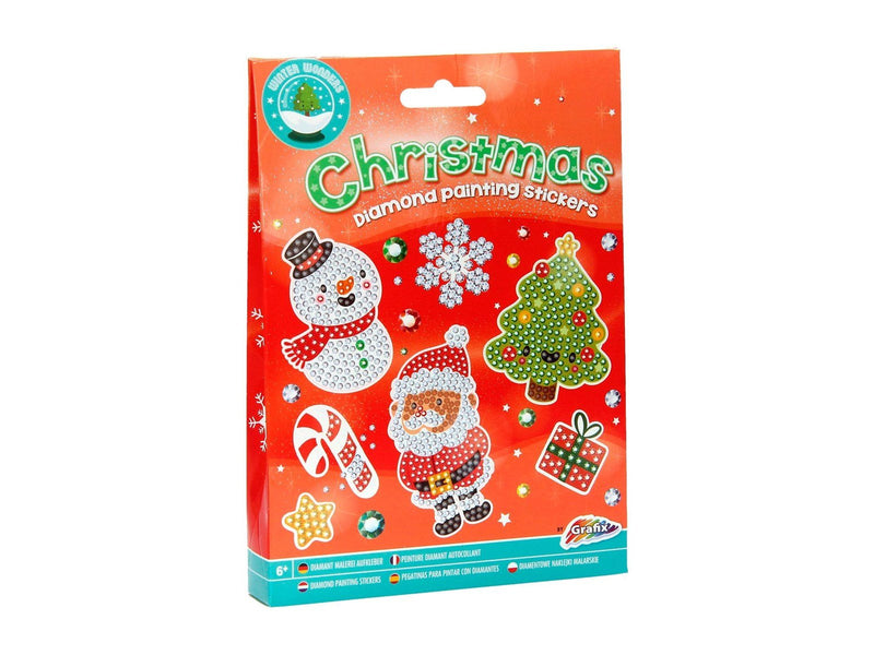 Creative Craft Group XMAS Diamond Painting Stickers 12pcs.
