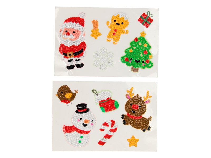 Creative Craft Group XMAS Diamond Painting Stickers 12pcs.