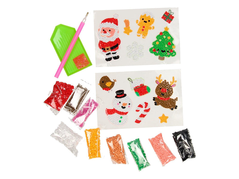 Creative Craft Group XMAS Diamond Painting Stickers 12pcs.