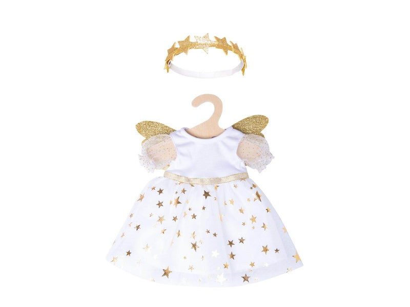 Heless Doll dress Angel with Stars 28-35 cm