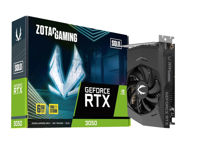 ZOTAC GeForce RTX 3050 Solo - 6GB GDDR6 RAM - Grafikkarte