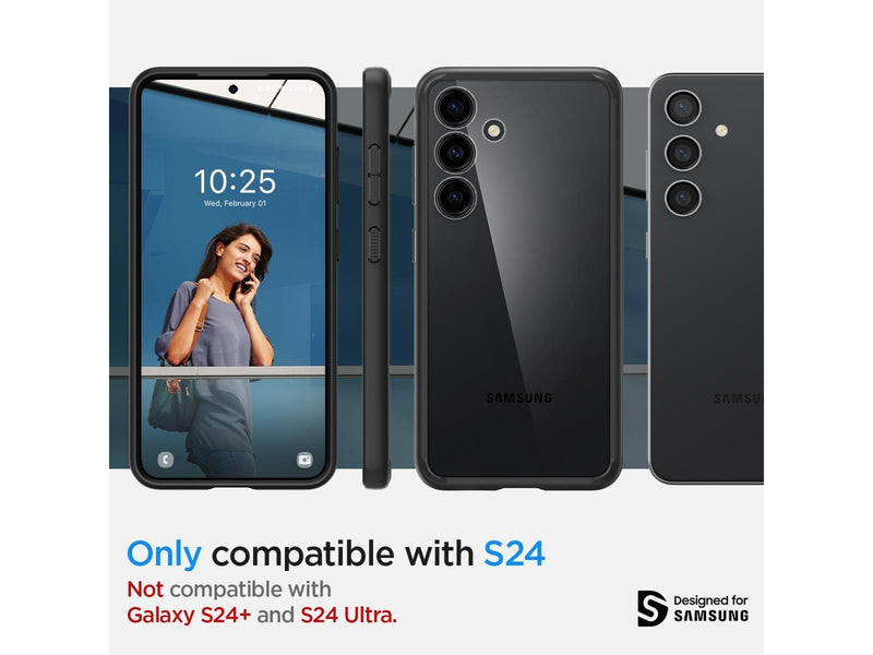 Spigen Ultra Hybrid - matte black - Samsung Galaxy S24+