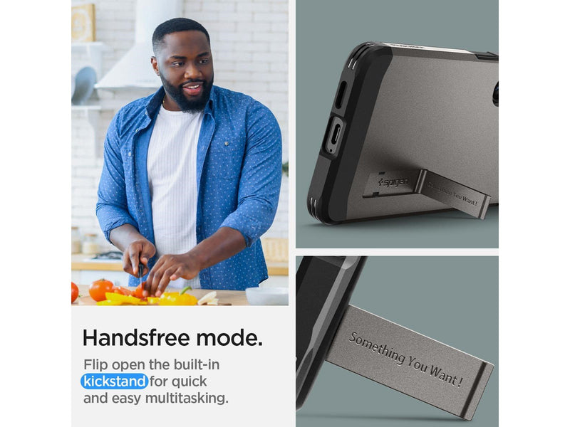 Spigen Tough Armor - gunmetal - Samsung Galaxy S24