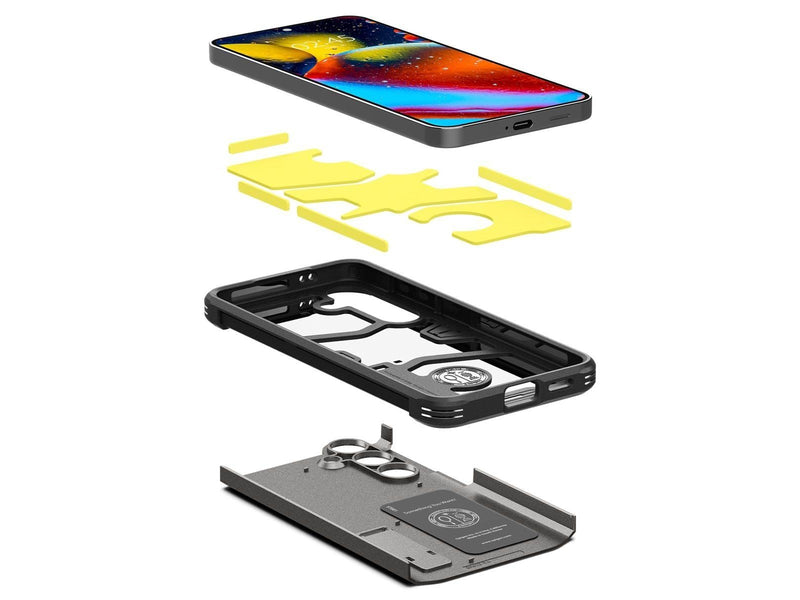 Spigen Tough Armor - gunmetal - Samsung Galaxy S24