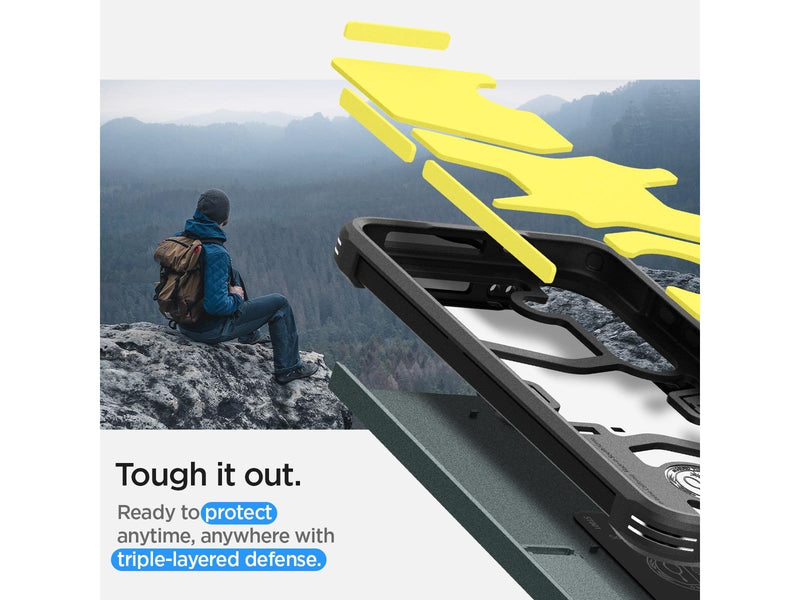 Spigen Tough Armor - abyss green - Samsung Galaxy S24
