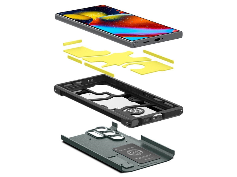 Spigen Tough Armor - abyss green - Samsung Galaxy S24 Ultra