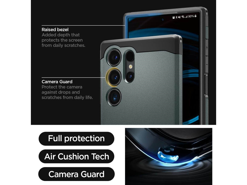 Spigen Tough Armor - abyss green - Samsung Galaxy S24 Ultra