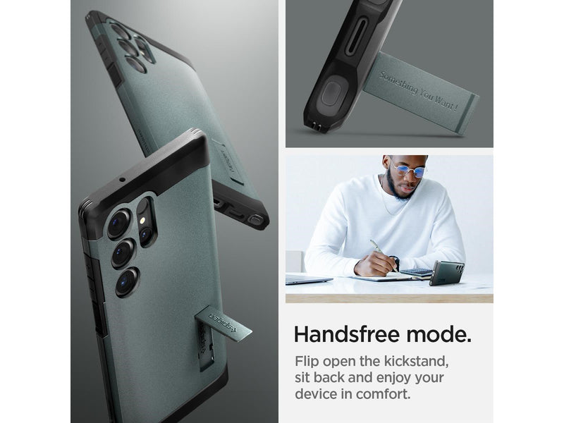 Spigen Tough Armor - abyss green - Samsung Galaxy S24 Ultra