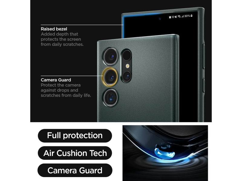 Spigen Thin Fit - abyss green - Samsung Galaxy S24 Ultra