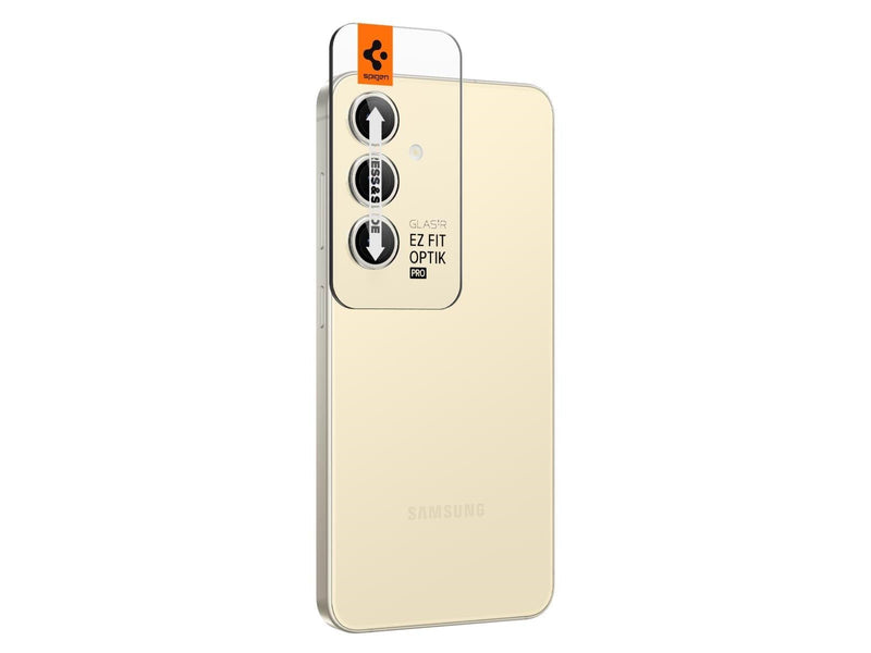 Spigen Glass tR EZ Fit Optik Pro 2 Pack - yellow - Samsung Galaxy S24+