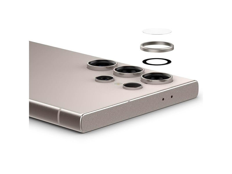 Spigen Glass tR EZ Fit Optik Pro 2 Pack - gray - Samsung Galaxy S24 Ultra