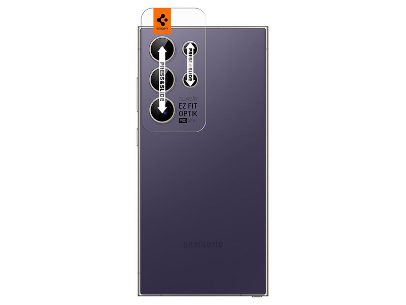 Spigen Glass tR EZ Fit Optik Pro 2 Pack - violet - Samsung Galaxy S24 Ultra