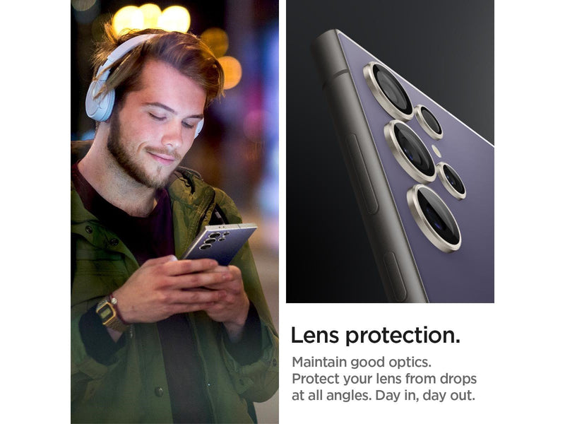 Spigen Glass tR EZ Fit Optik Pro 2 Pack - violet - Samsung Galaxy S24 Ultra