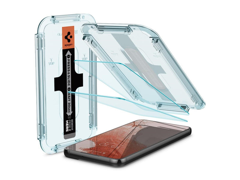 Spigen Glass tR EZ Fit 2 Pack - Samsung Galaxy S22