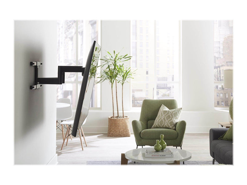 Sanus FLF325 mounting kit - full-motion - for LCD display - black 54.43 kg 90"