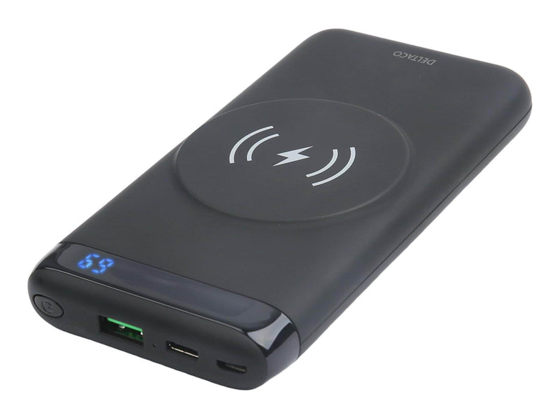 Deltaco PB-Q1003 Powerbank (Akku) - schwarz - 10000 mAh