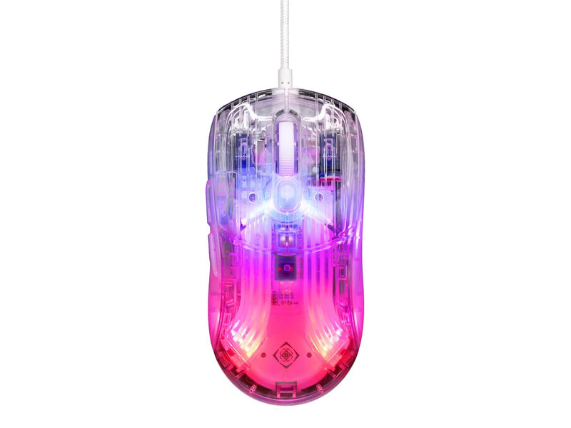 Deltaco DM330 - Transparent - Gaming Maus (Transparent)