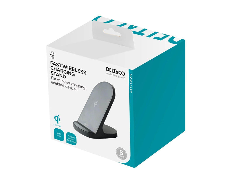 Deltaco QI-1040 - Wireless Charging Stand