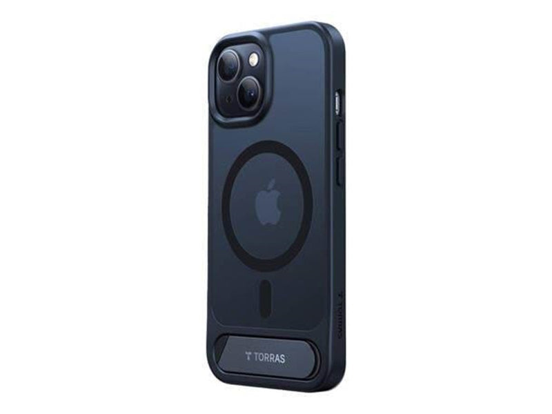 Torras phone case Pstand for iPhone 15(black)