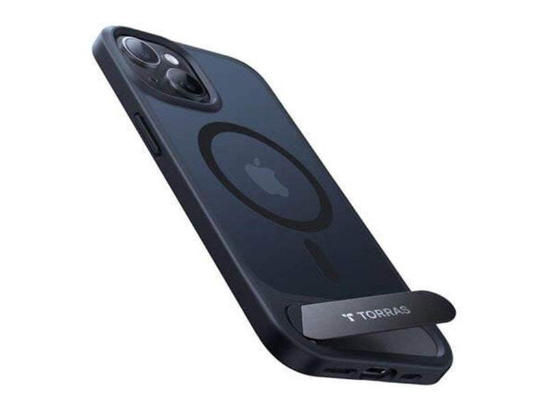 Torras UPRO Pstand Case for iPhone 15 Pro (Black)