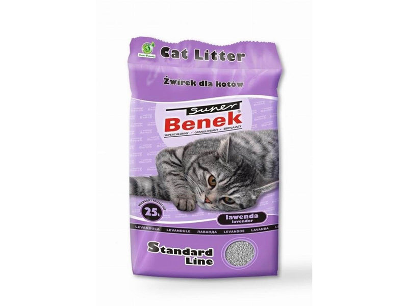 Certech Super Benek Standard Lavender Cat Litter 25L 20kg