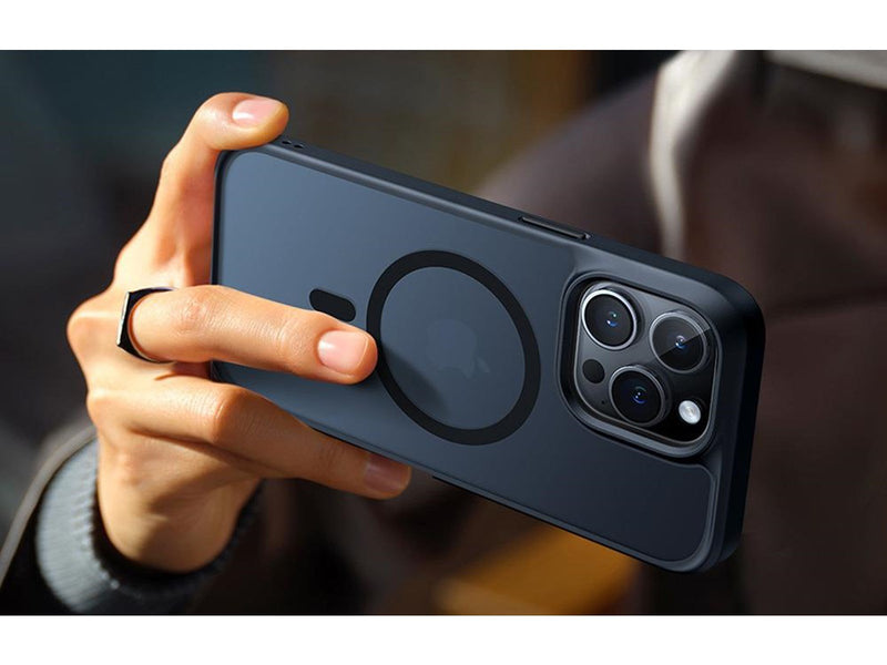 Torras Guardian-Mag Case for iPhone 15 Pro (Black)
