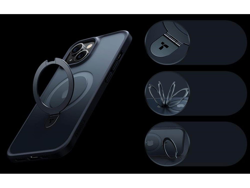 Torras UPRO Ostand Matte Case for iPhone 15 (black)