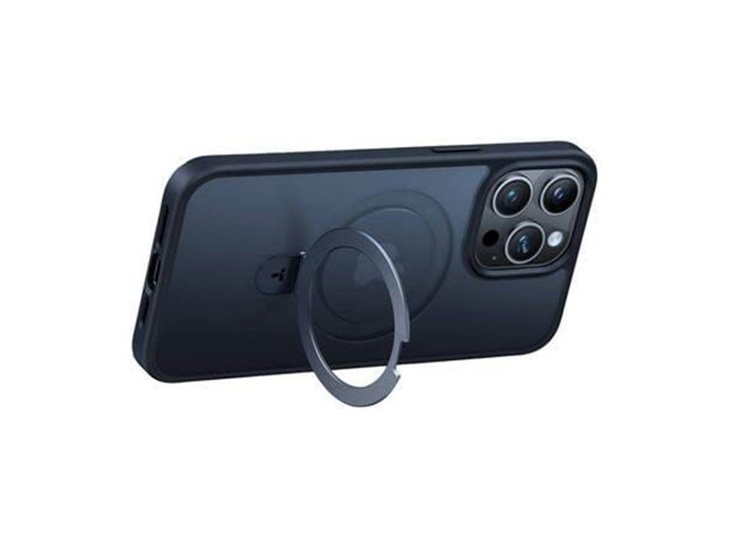 Torras UPRO Ostand Matte Case for iPhone 15 Pro (black)