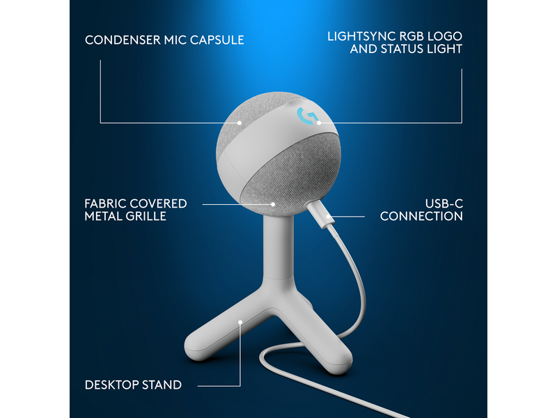 Logitech G Yeti Orb - Weiß
