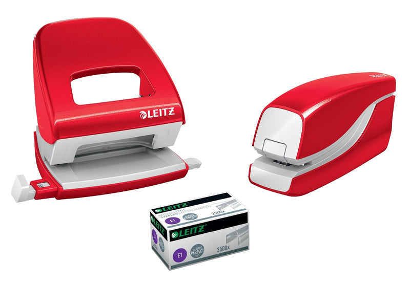 Leitz  NeXXt WOW Elektrisches Heftgerät kontaktlos Rot