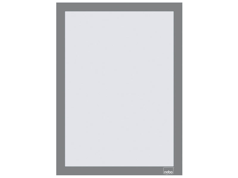 Nobo  Self-adhesive Magnetic Poster Frame A4 Silver