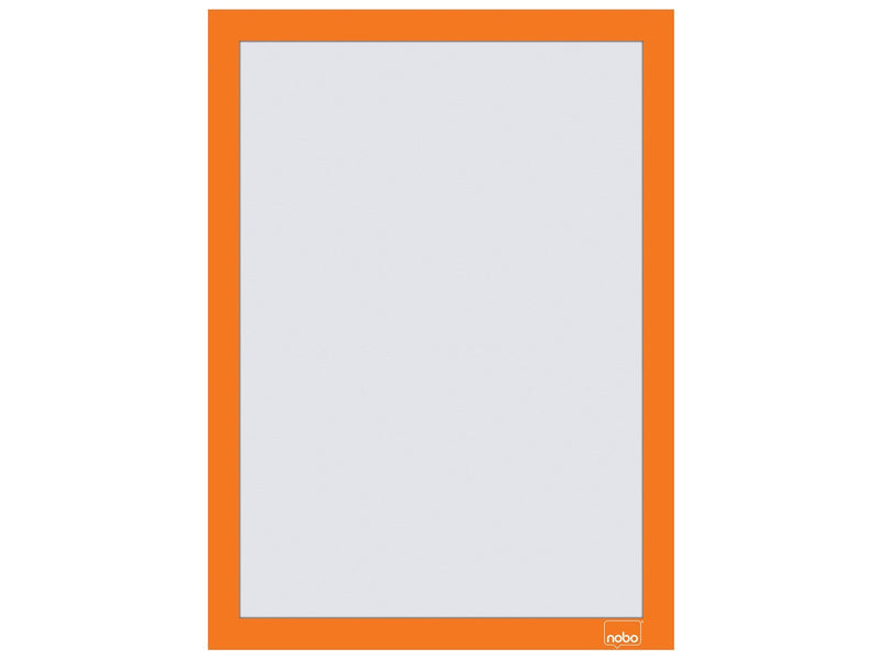 Nobo  Self-adhesive Magnetic Poster Frame A4 Orange