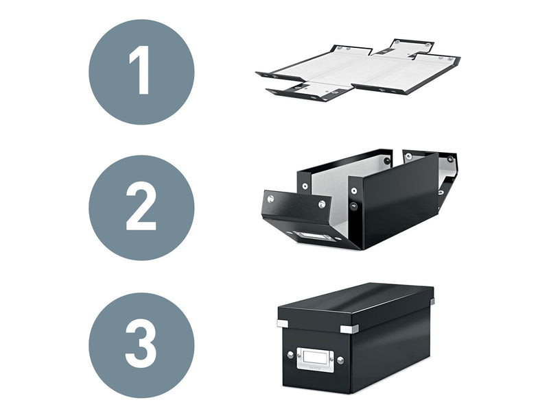 Leitz  Click & Store WOW Organisationsbox Mittel Rot