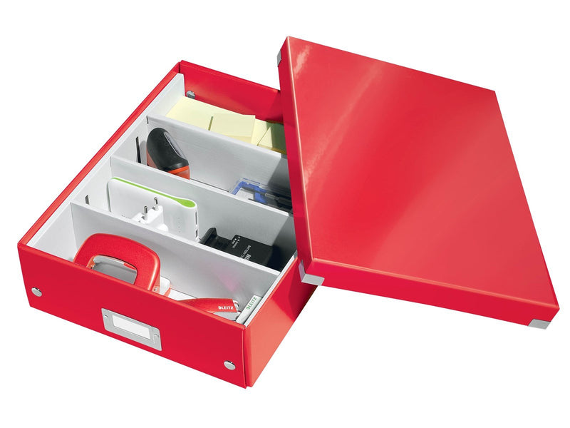 Leitz  Click & Store WOW Organisationsbox Mittel Rot