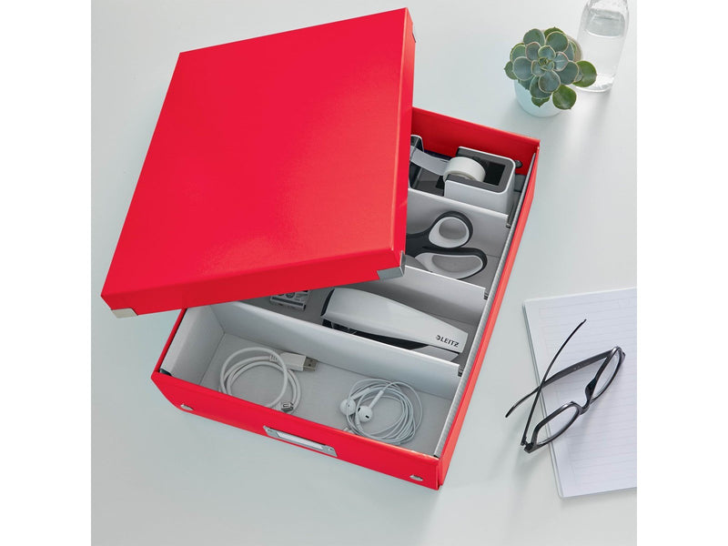 Leitz  Click & Store WOW Organisationsbox Mittel Rot
