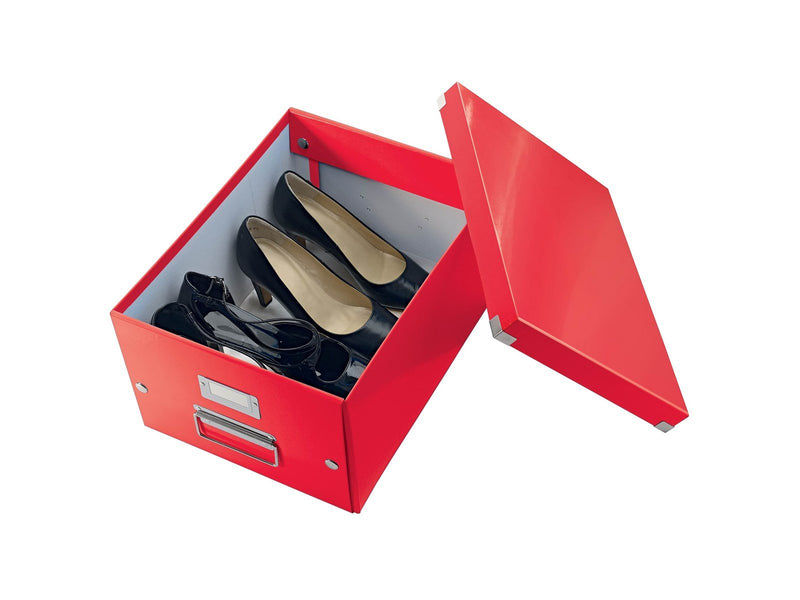 Leitz  Click & Store WOW Aufbewahrungs- und Transportbox Mittel (Für A4) Rot
