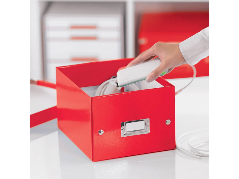 Leitz  Click & Store WOW Aufbewahrungs- und Transportbox Klein (Für A5) Rot