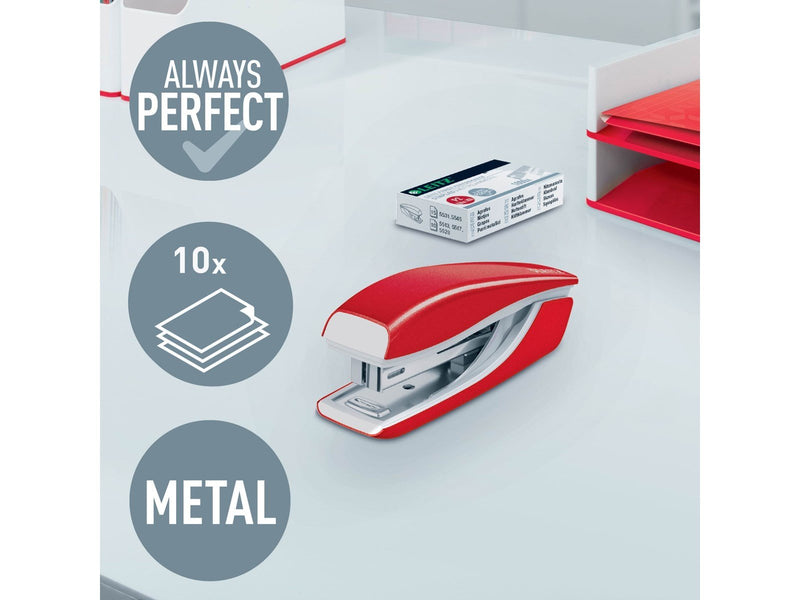 Leitz  NeXXt WOW Mini-Heftgerät (Metall) Rot