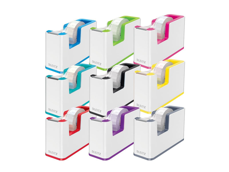 Leitz  WOW Klebeband-Tischabroller Duo Colour Rot