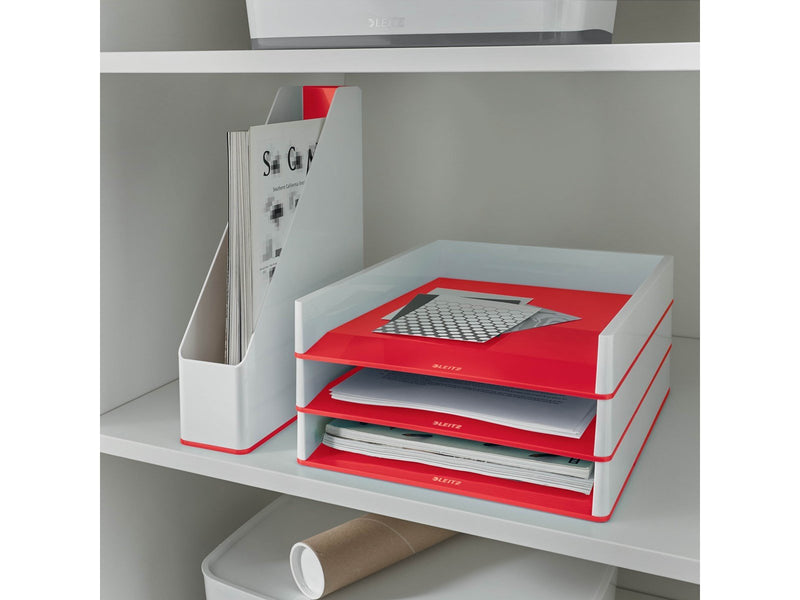 Leitz  WOW Briefkorb Duo Colour Rot