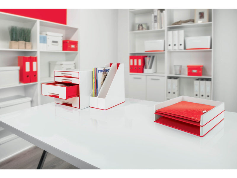 Leitz  WOW Briefkorb Duo Colour Rot