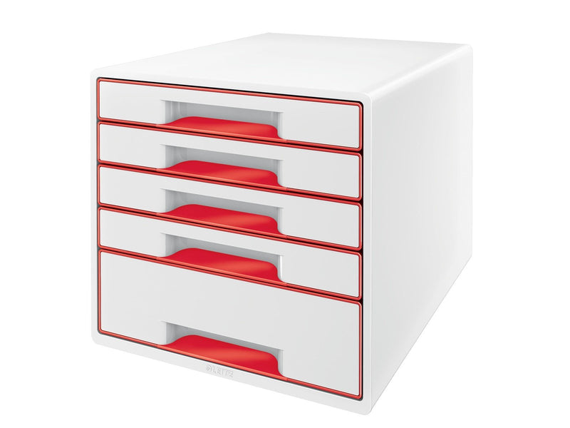 Leitz  WOW CUBE Schubladenbox Rot