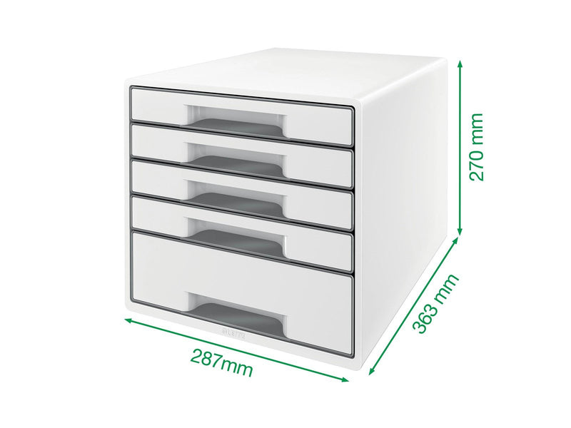 Leitz  WOW CUBE Schubladenbox Rot
