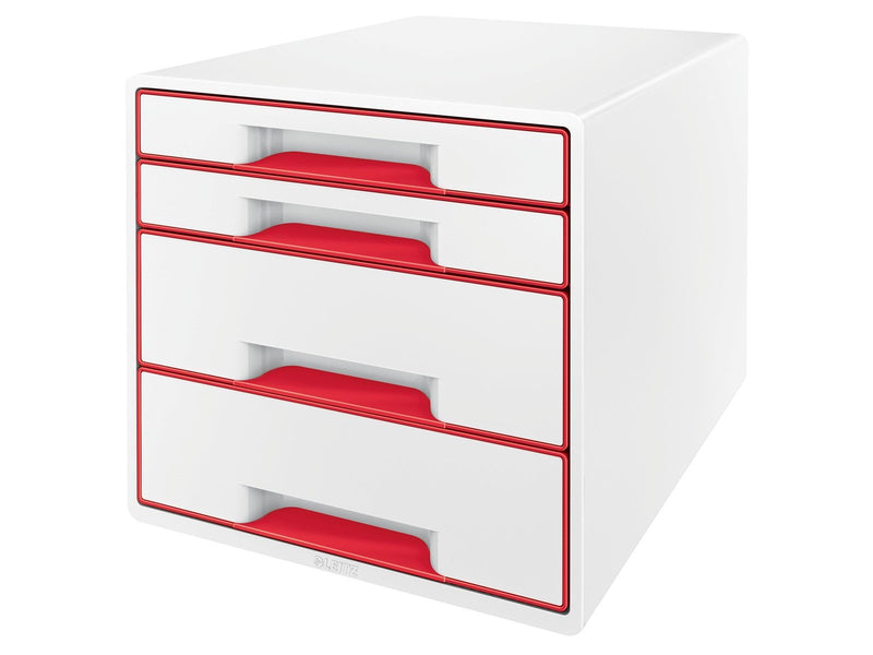 Leitz  WOW CUBE Schubladenbox Rot