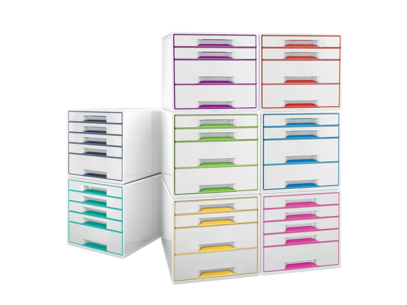 Leitz  WOW CUBE Schubladenbox Rot