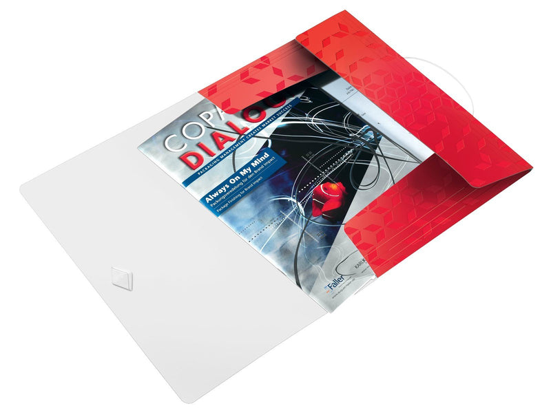 Leitz  WOW Eckspannermappe Rot